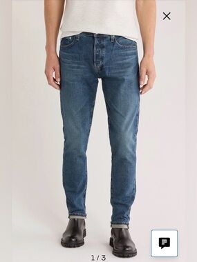 AG Men’s Pollock Vintage Blue Slim Jeans Size 28X32 NWT MSRP$220